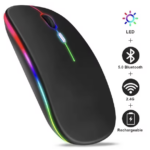 Wireless Mouse RGB Rechargeable Bluetooth Mice Wireless Computer Mause LED Backlit Ergonomic Gaming Mouse for Laptop PC 3600DPI